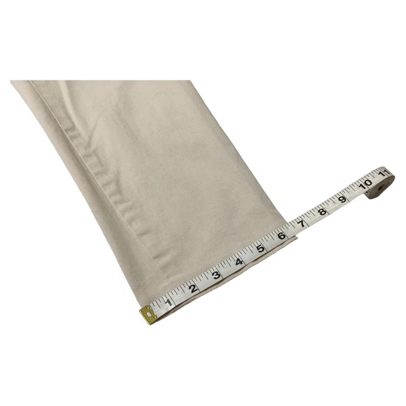 Tommy Hilfiger Women's Beige Straight Leg Relaxed Fit Mid Rise Khaki Pants Sz 10 - Picture 9 of 16